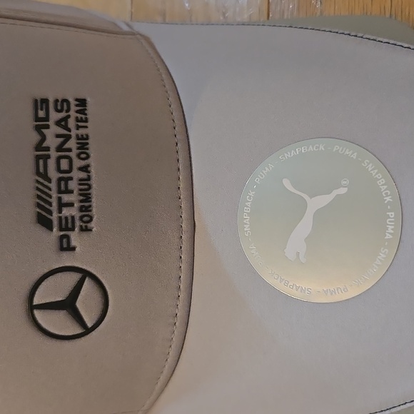 Mercedes Benz AMG Petronas F1 Team PUMA Hat Gray Adjustable Snapback Cap - Picture 2 of 10